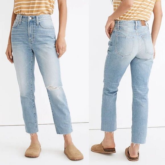 Madewell The Perfect Vintage Distressed Jeans Size 26 - Picture 1 of 10